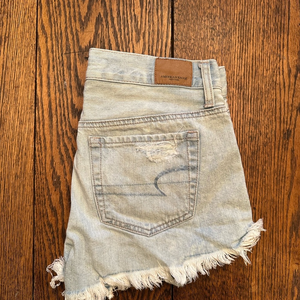American Eagle Outfitters Light Blue Jean Shorts